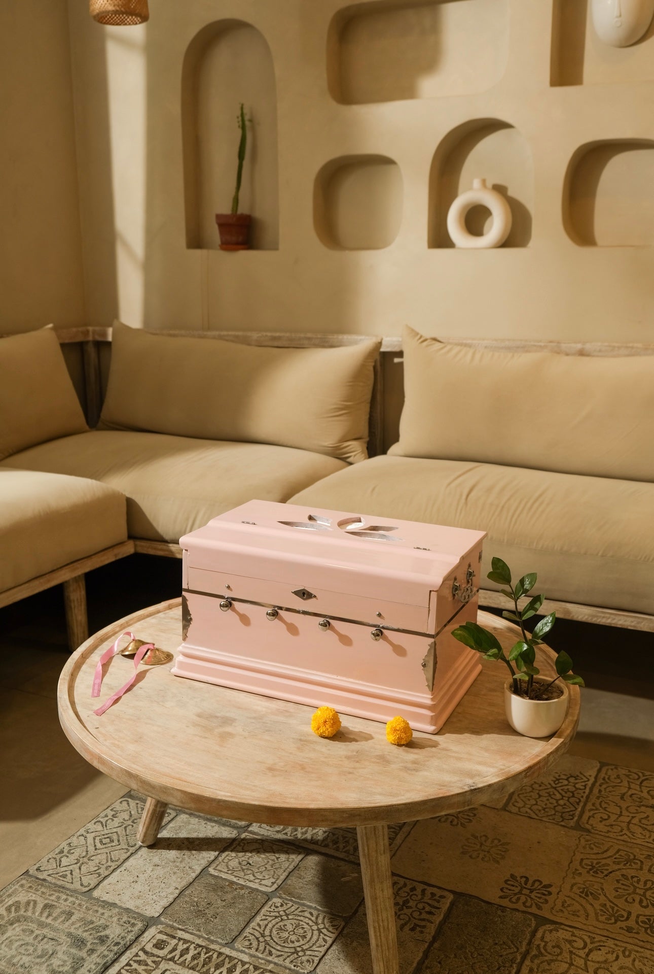 Blush Pink Mini Harmonium
