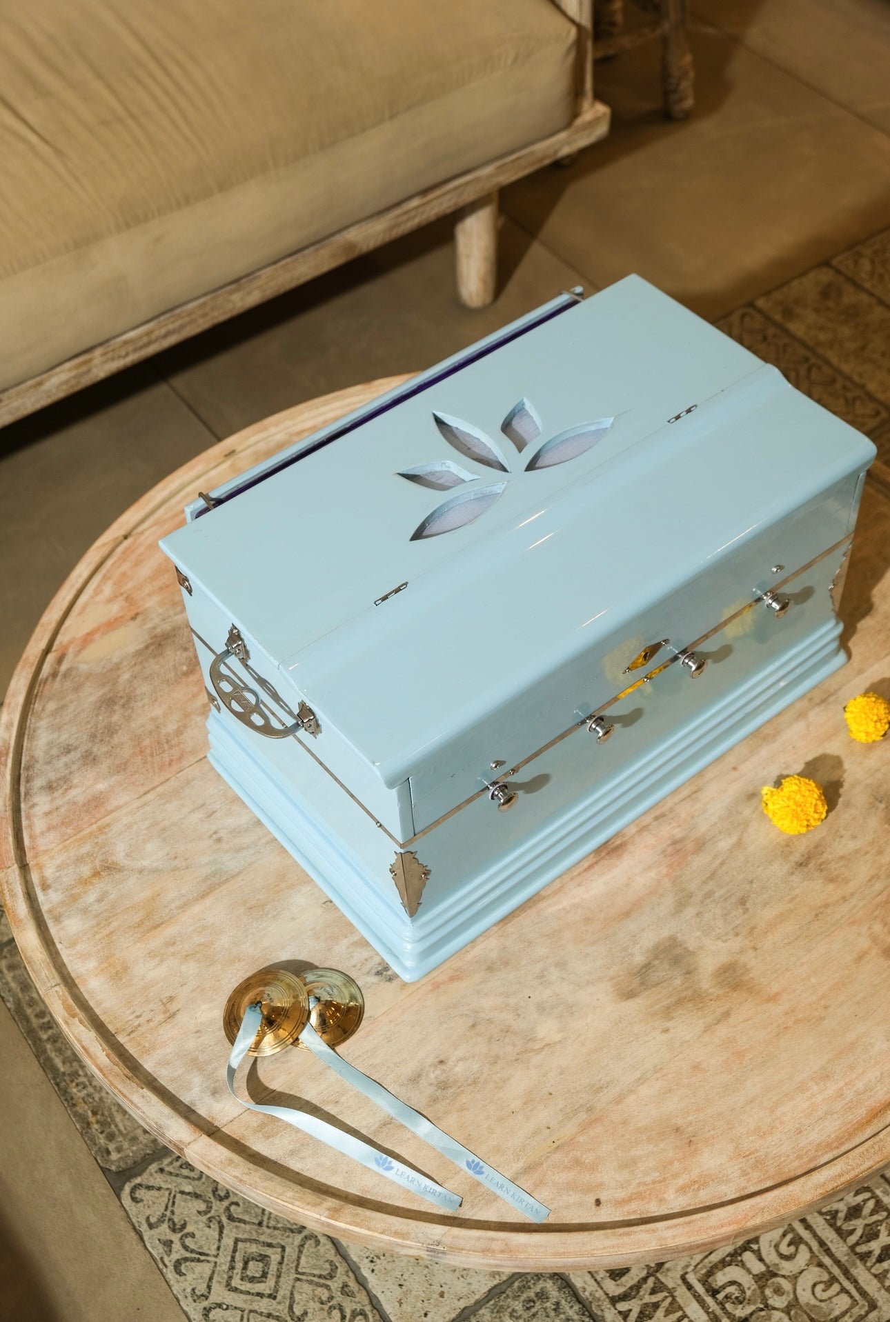Baby Blue Mini Harmonium