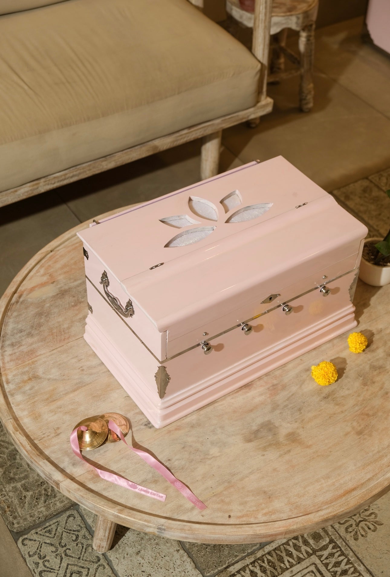Blush Pink Mini Harmonium